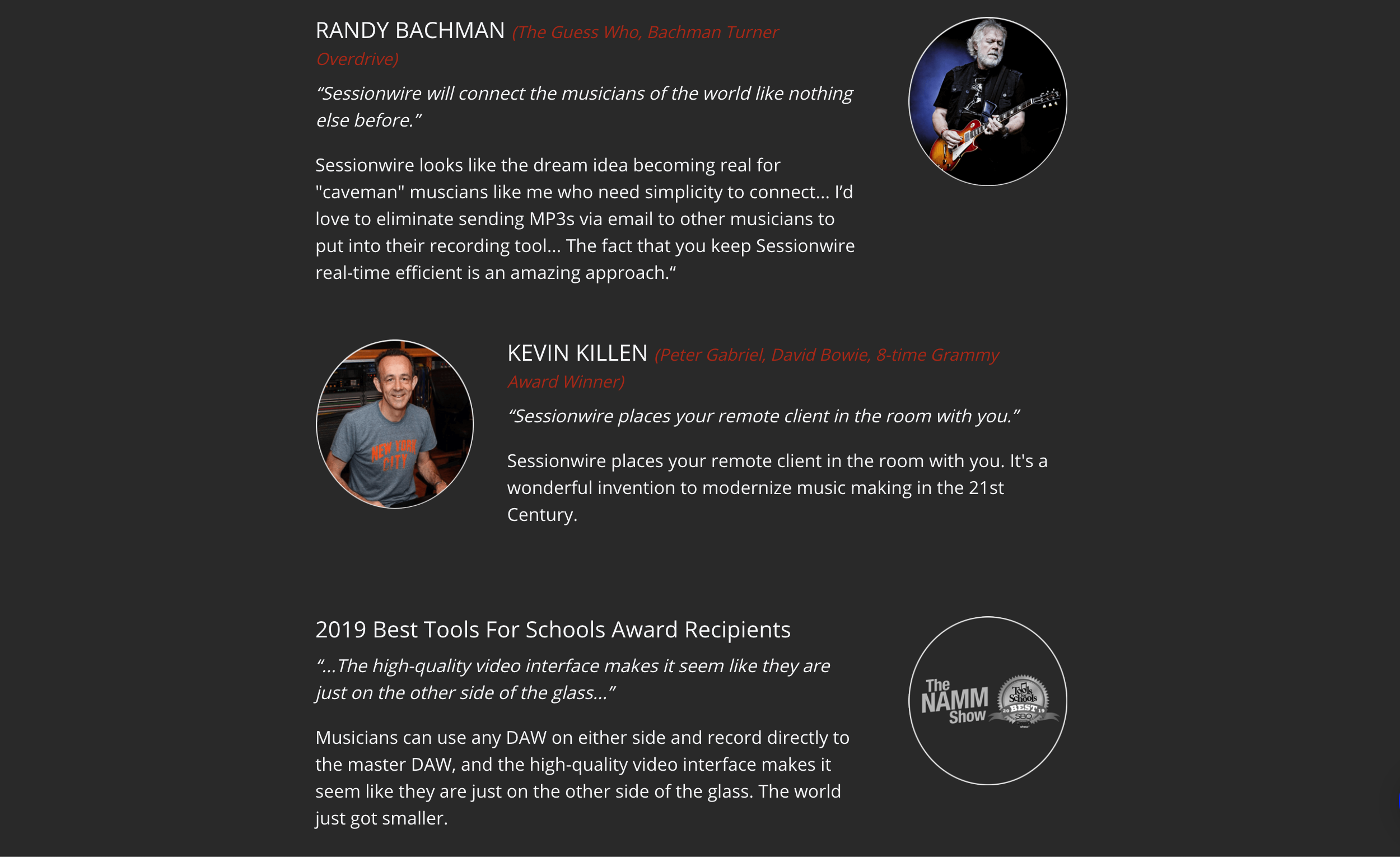 sessionwire musicinfo